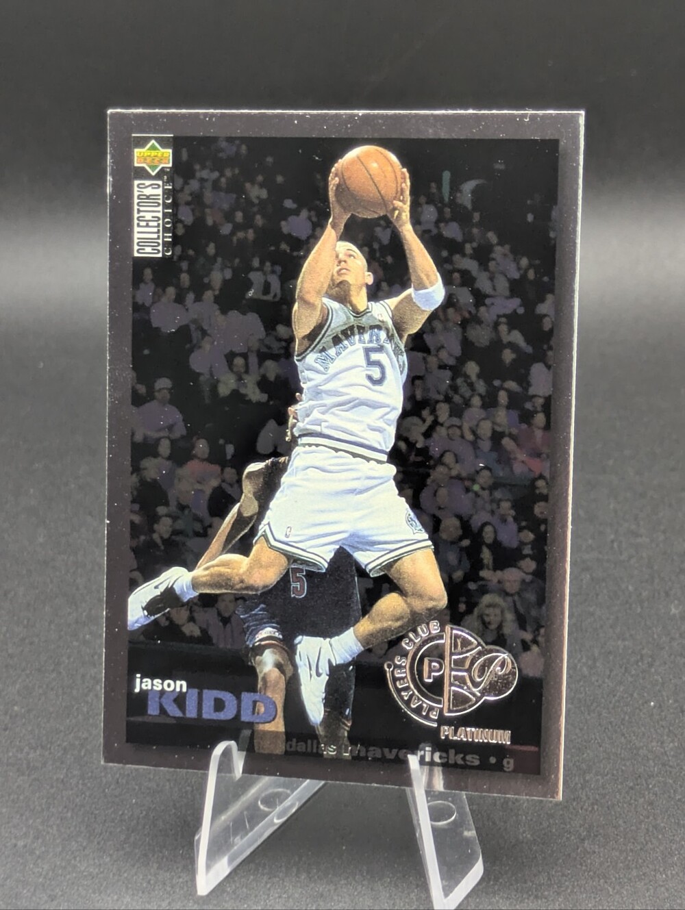 1995 Collector's Choice Jason Kidd Player's Club Platinum 5 Short Print Parallel